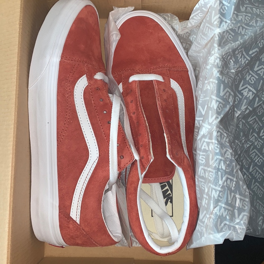Vans Brick Red Old Skool (pig suede)